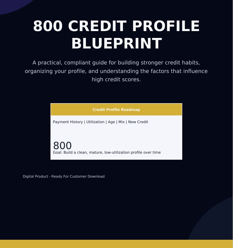 Credit Code Cracked™ 800 Credit Profile Blueprint
